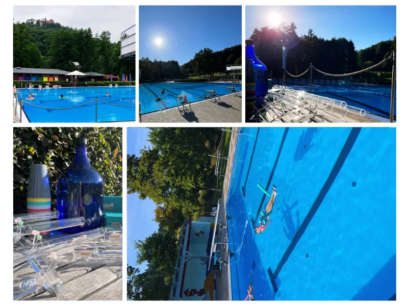 Kristalline Klänge im Wasser